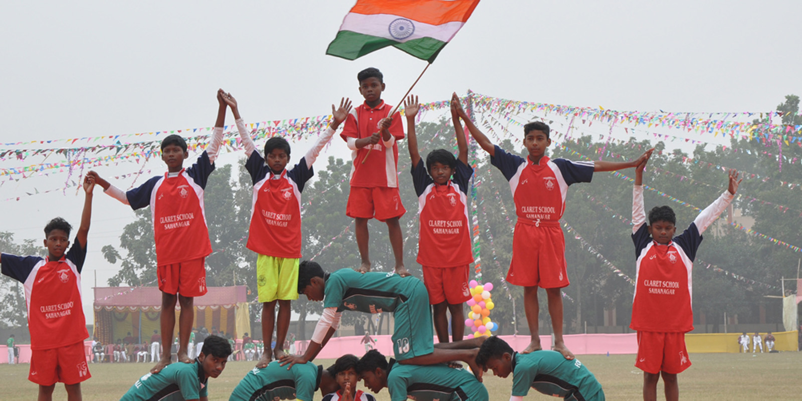 School activity and celebration at Claret School