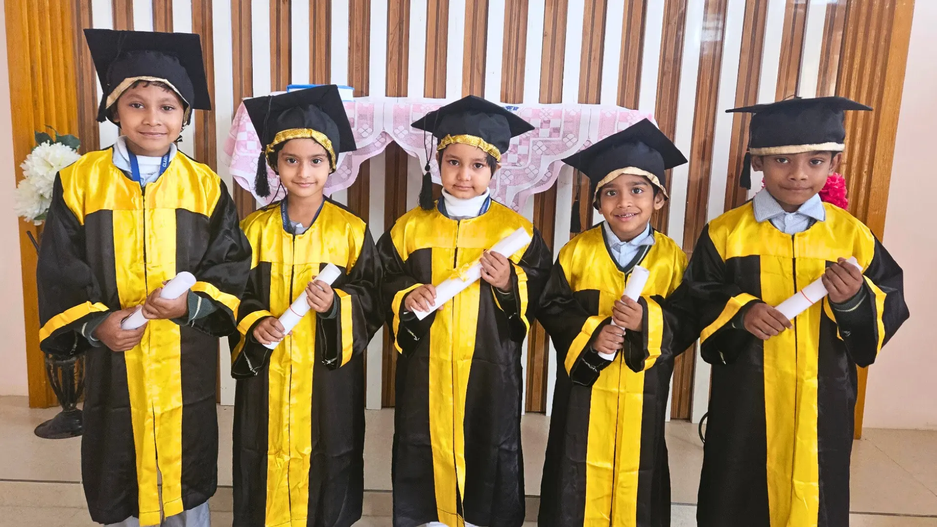 Graduation or school programme at Claret School