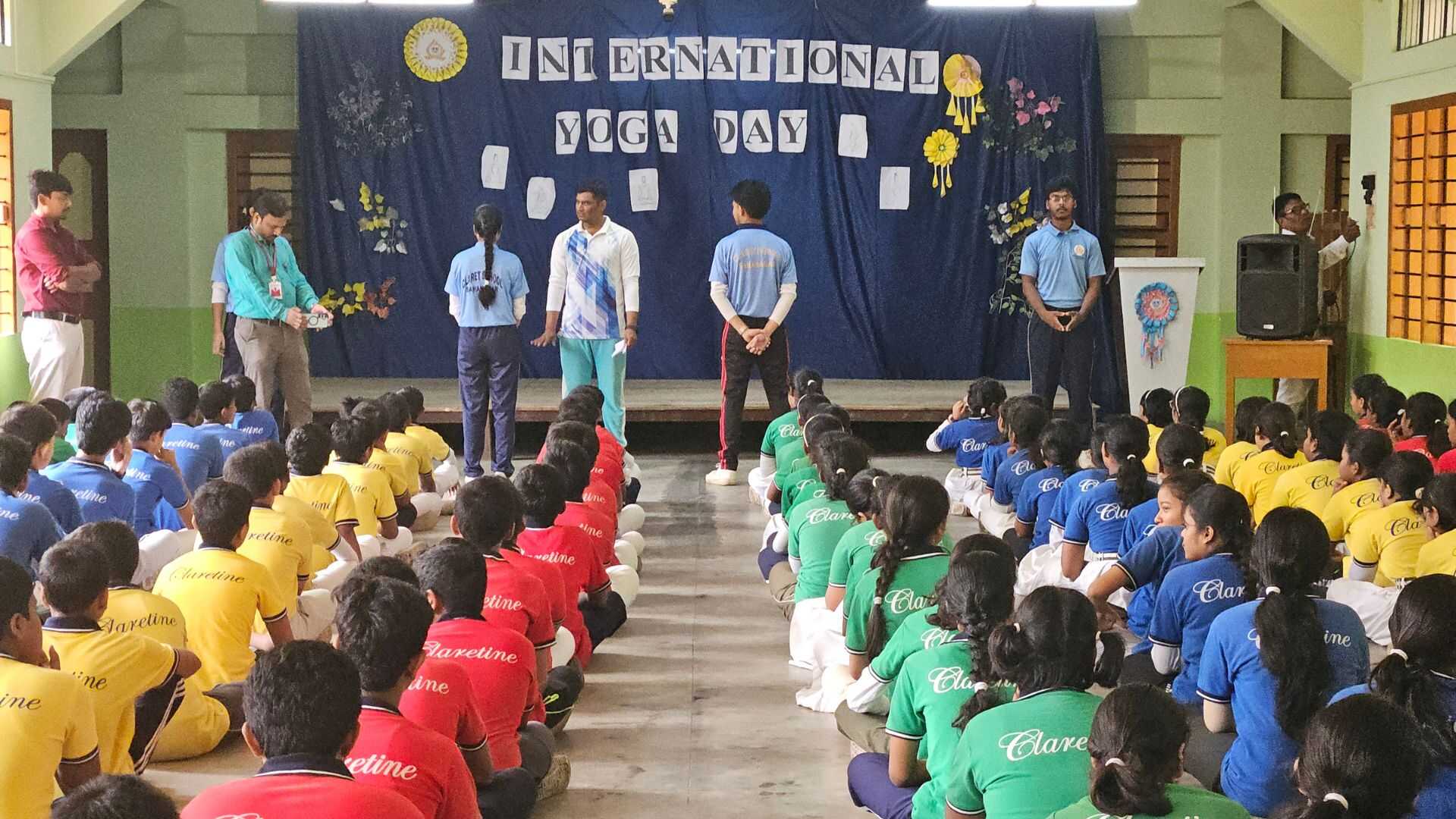 Yoga Day 2026 at Claret School